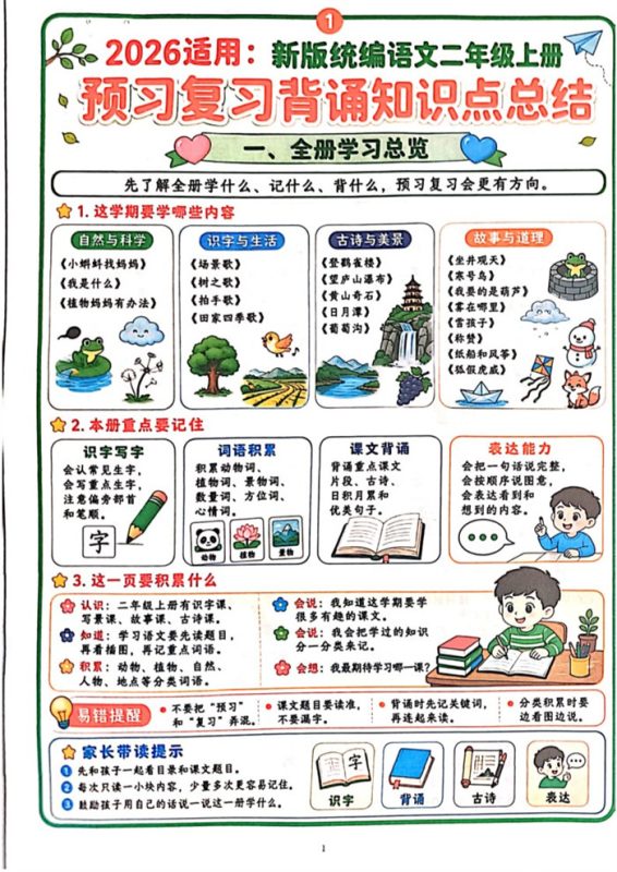 【26页高彩版】26秋语文二年级上册.pdf-八方虚拟货源网