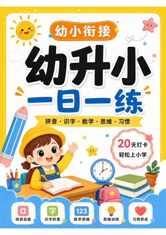 【20页完整版】2026秋新版幼小衔接一日一练彩色PPT.pdf-八方虚拟货源网