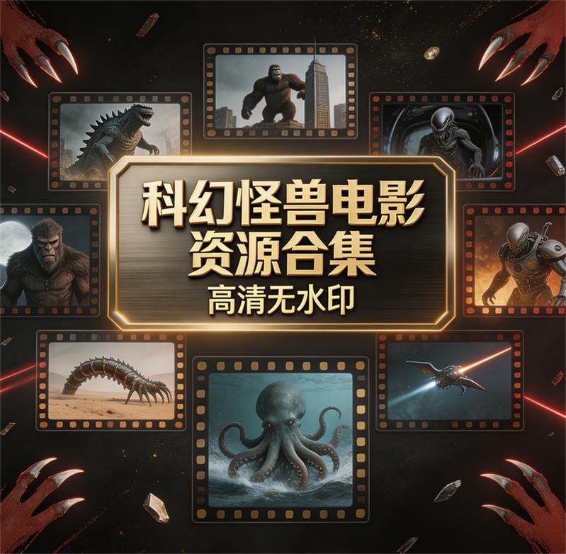 科幻怪兽电影资源合集 高清无水印 适用128G的U盘发货-八方虚拟货源网