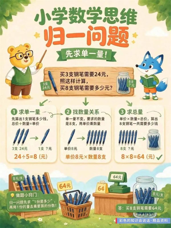 【9页高彩版】26秋小学思维训练9大难点题型.pdf-八方虚拟货源网