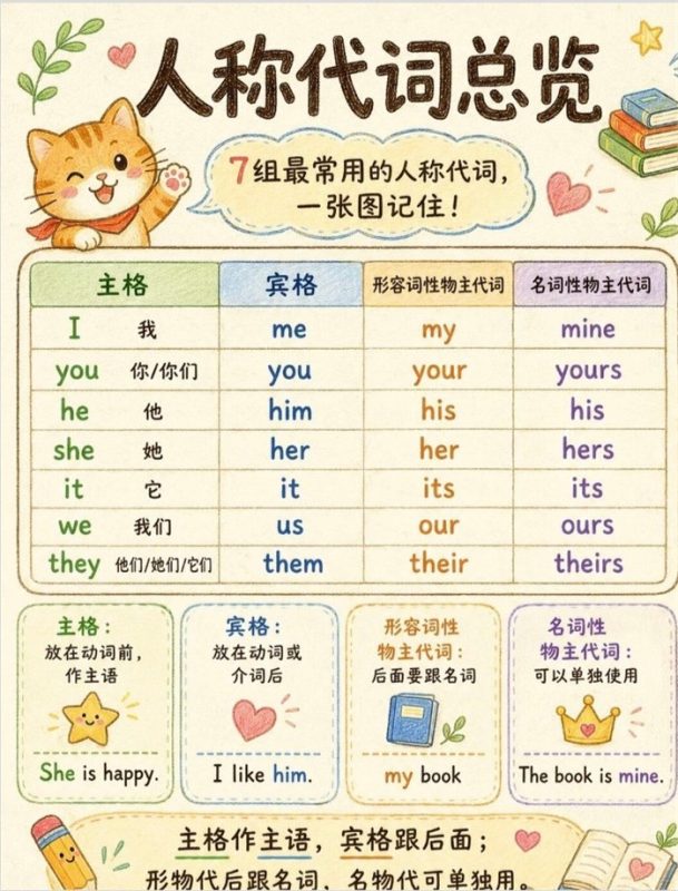【5页完整版】26秋必会的人称代词.pdf-八方虚拟货源网