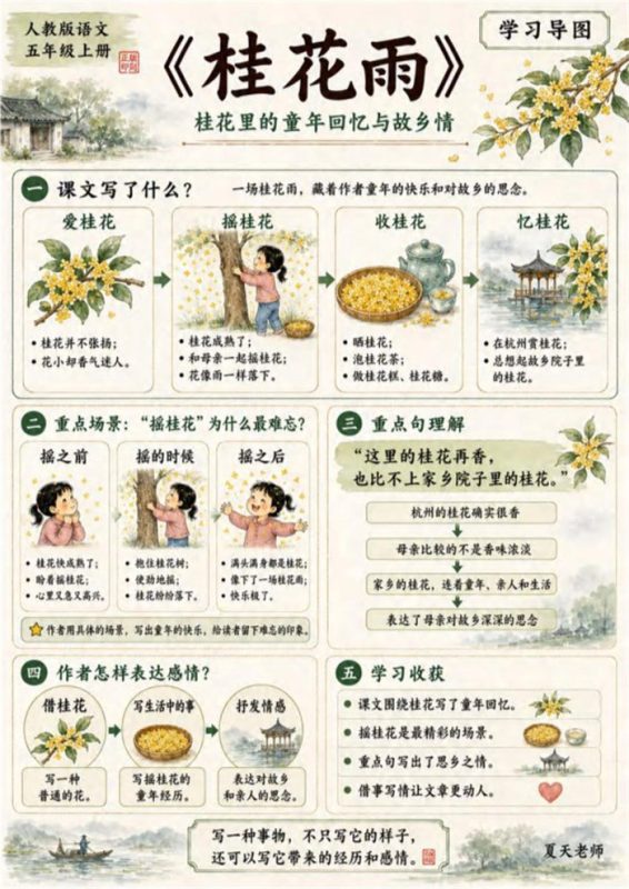 【高彩版31页】26秋五上语文学习导图(新增日积月累古诗).pdf-八方虚拟货源网