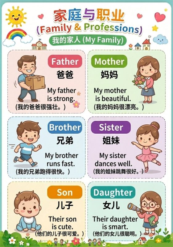 【5页高彩版】低年级丢分重灾区:家庭职业单词.pdf-八方虚拟货源网