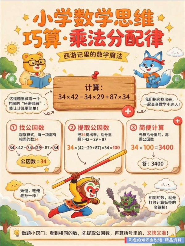 【13页高彩版】26秋小学必学思维训练13大类.pdf-八方虚拟货源网