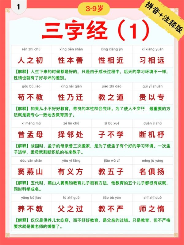 【9页完整版】三字经|彩色拼音+注释版1-9.pdf-八方虚拟货源网